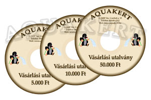 Kertitó Webáruház - AQUAKERT Vásárlási utalvány  1